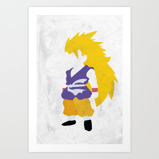 Goku SSJ 3 Art Print