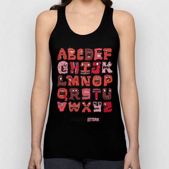 Angry Letters Unisex Tank Top