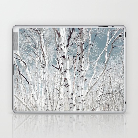 Birch Trees in Utah Highland Laptop & iPad Skin