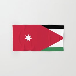 Jordan flag emblem Hand & Bath Towel