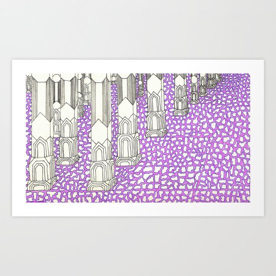 Dwarrowdelf (aka Moria) Art Print