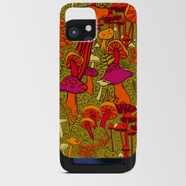 Mushrooms in the Forest iPhone Card Case