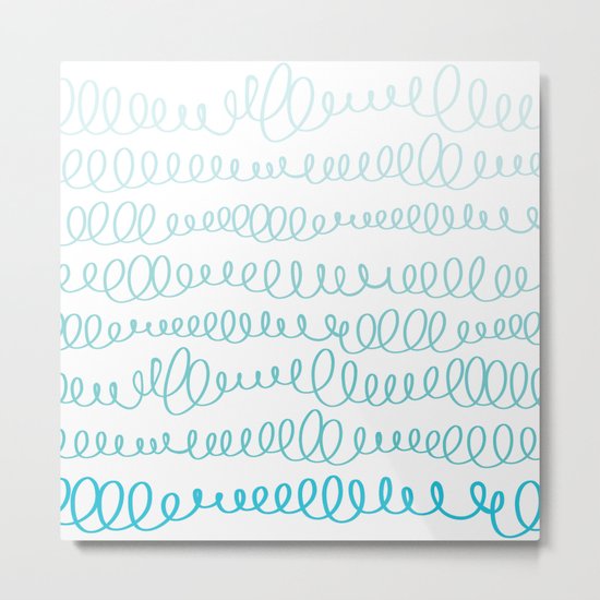 Doodles at the beach Metal Print
