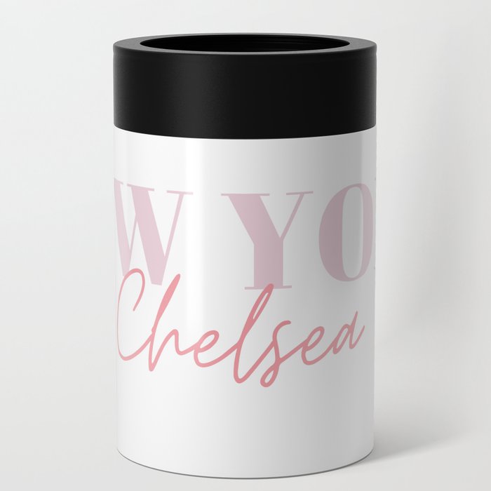 New York Chelsea Pink Can Cooler