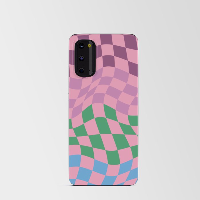 Colorful Checkerboard Pattern 4 Android Card Case