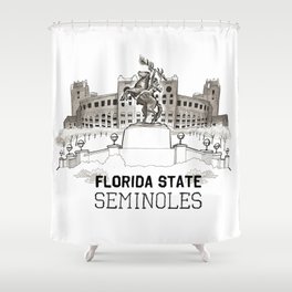 FSU Print *NEW Lettering* Shower Curtain