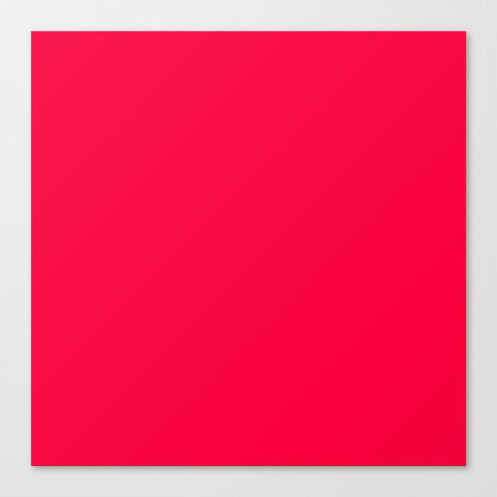 Neon Romance Red Canvas Print