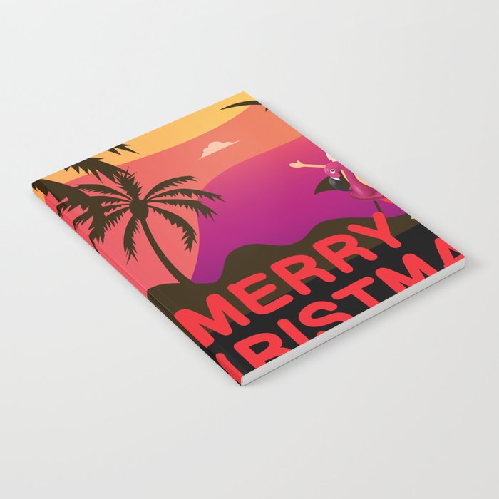 Merry Christmas In July Santa Clause Notebook