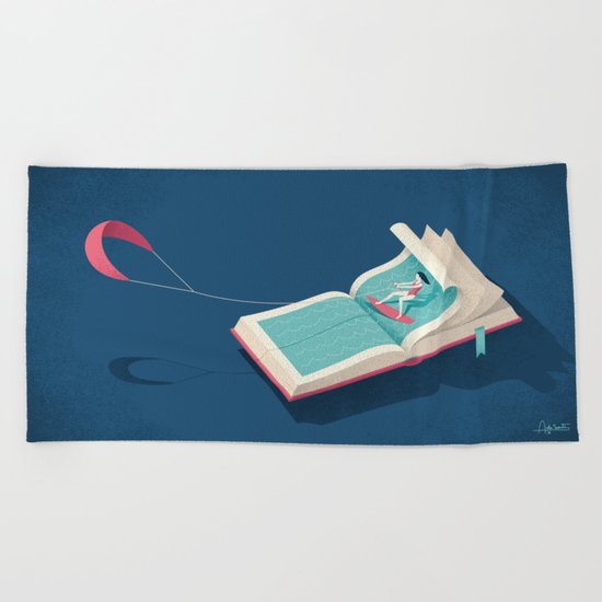 Surfing Beach Towel