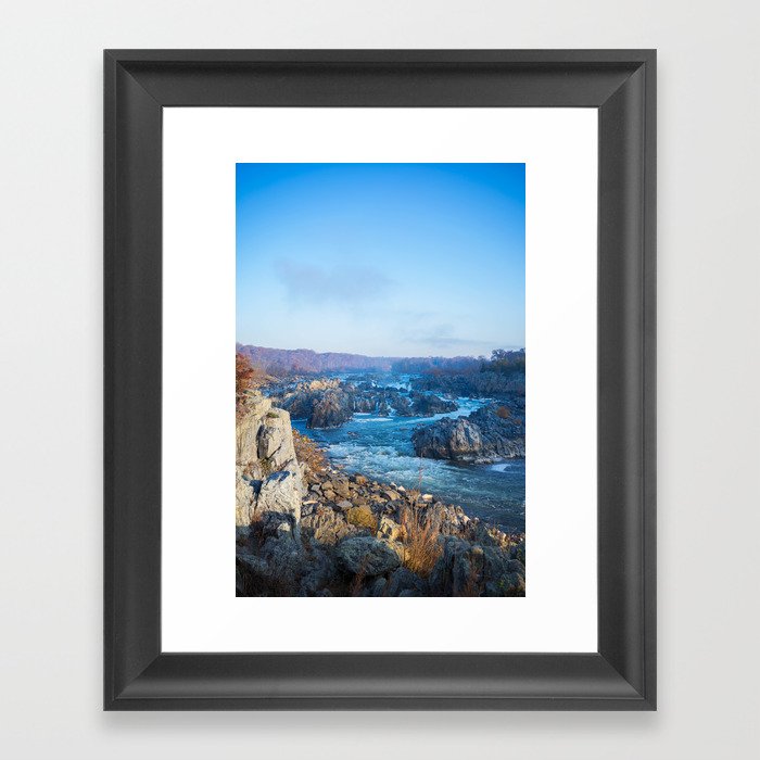 Great Falls - Overlook 1 Framed Art Print