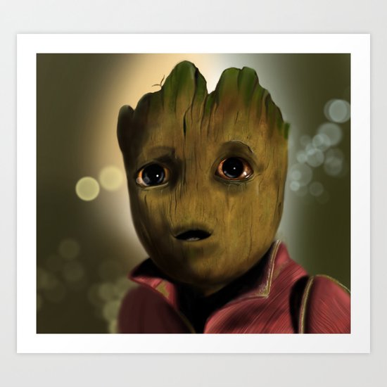 Tree baby Art Print