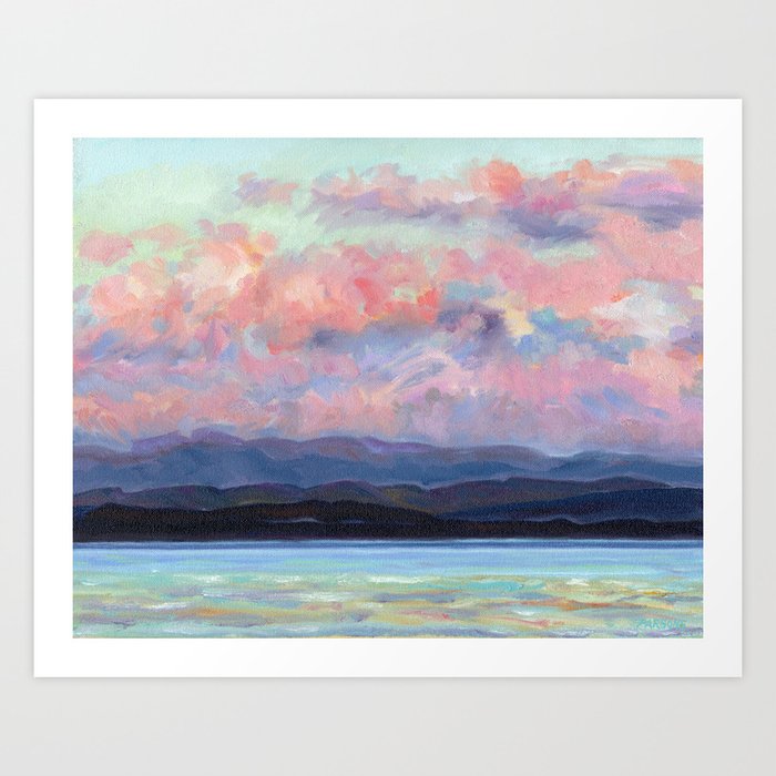 Lake Champlain, New York Art Print
