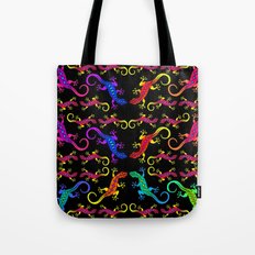 Gecko Puzzle Tote Bag
