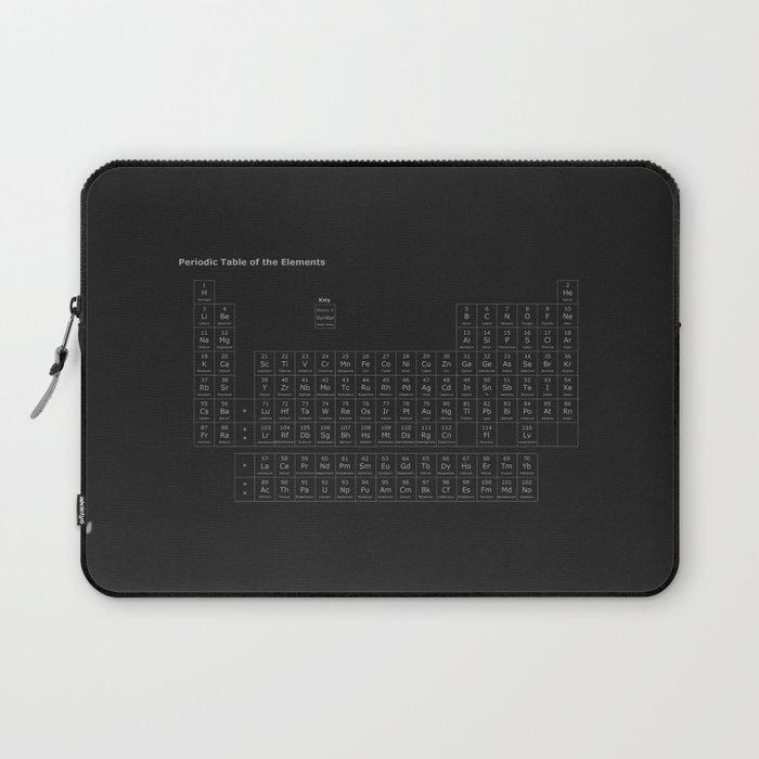 Periodic table of elements Laptop Sleeve