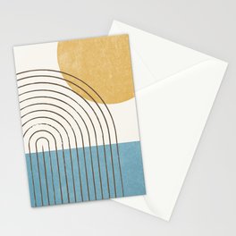 Sunny ocean Stationery Card