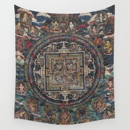 Avalokiteshvara Mandala Buddhist Thangka Art Wall Tapestry