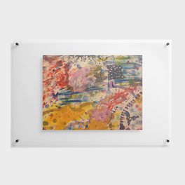Abstract Findings Floating Acrylic Print