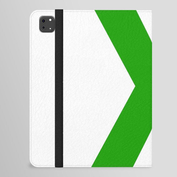 Letter X (Green & White) iPad Folio Case