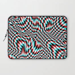 TEZETA (warped 3D geometric pattern) Laptop Sleeve
