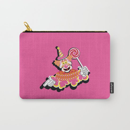Retro Clown Carry-All Pouch