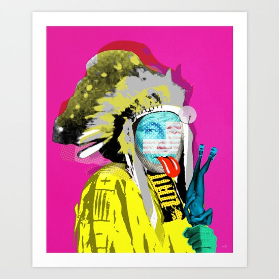 Indian Pop 96 Art Print