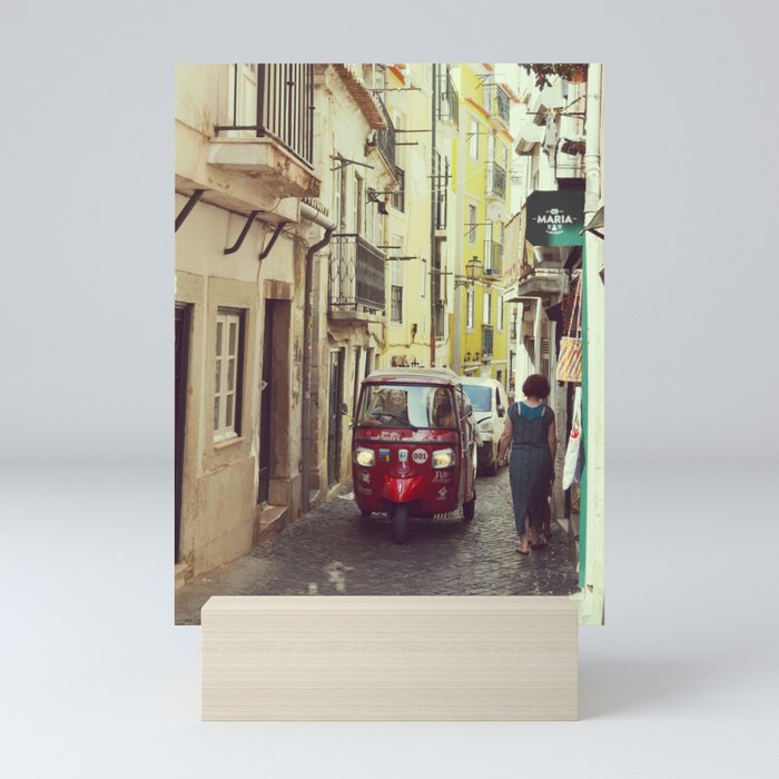 Street in Lisbon | Portugal Summer Holidays | Travel Photography Mini Art Print