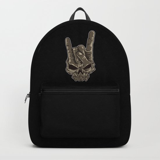 Devil Horns Sign | Heavy Metal Hand Gesture Music Backpack ...