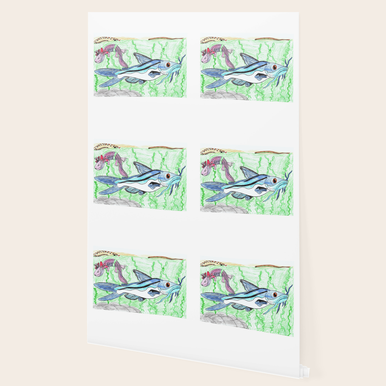 Mexican Blue Catfish Wallpaper By Ryanvangogh Society6