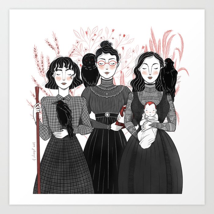 Three Sisters Art Print
