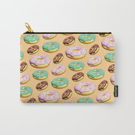 3D Donut Pattern - Strawberry, Chocolate, Matcha Carry-All Pouch