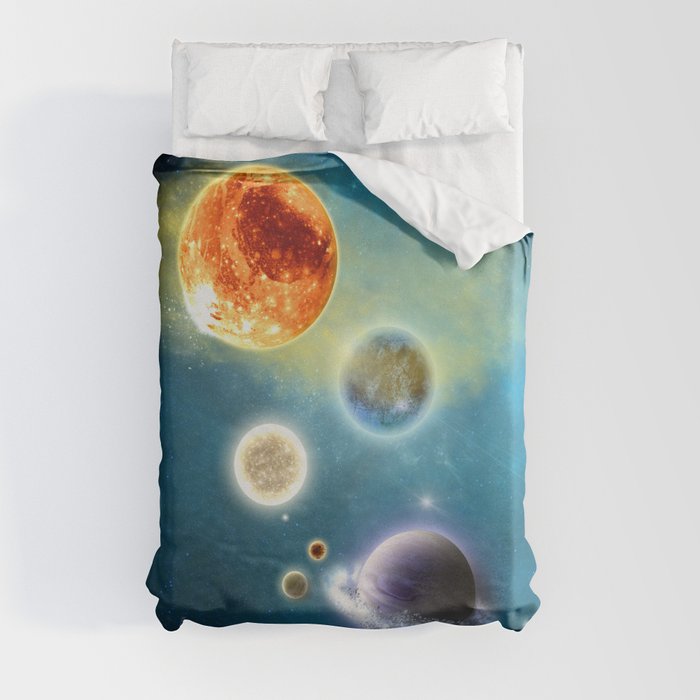 New Solar System Duvet Cover