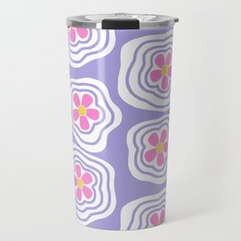 Y2K Flower Power // Lavender Travel Mug