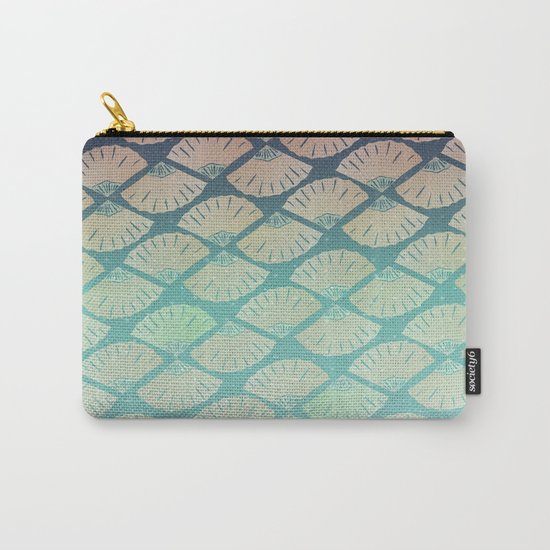 Wind Pattern Carry-All Pouch