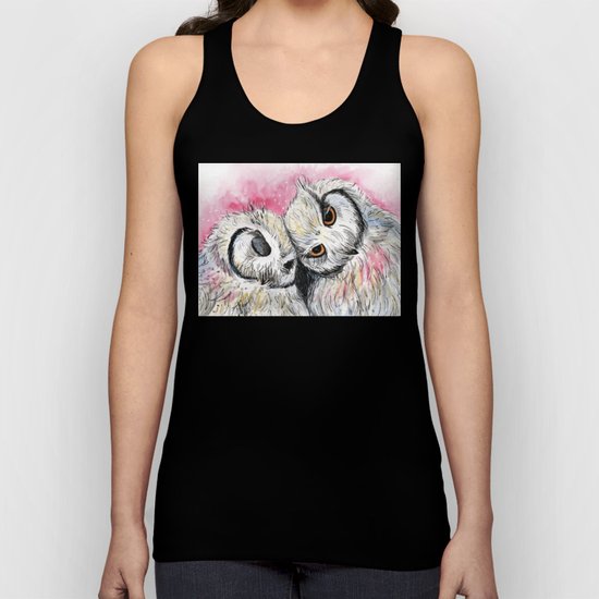owl snuggles Unisex Tank Top