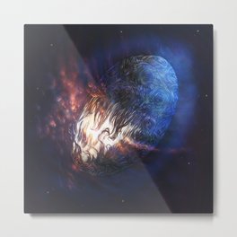 Broken Container Metal Print | Egg, Ceremony, Painting, Subconscious, Sacred, Psychedelicart, Space, Magic, Mysticism, Metaphysical 