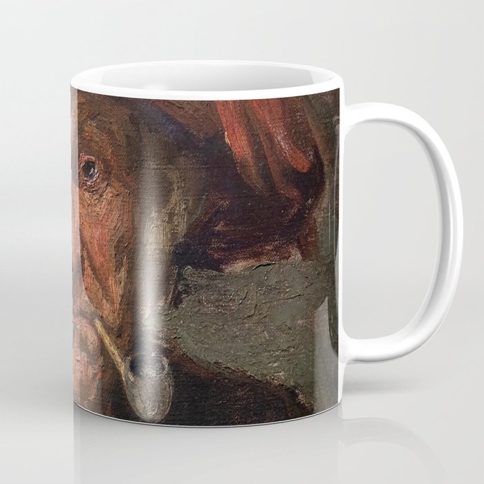 James Whistler - Man Smoking a Pipe Coffee Mug
