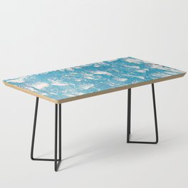 Old wall cerulean colour Coffee Table