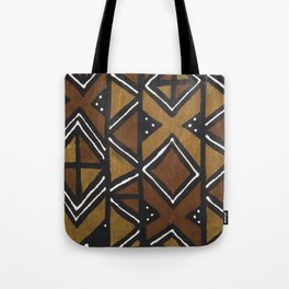 African Pattern - African Mudcloth Design Tote Bag