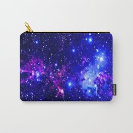 Fox Fur Nebula Galaxy blue purple Carry-All Pouch