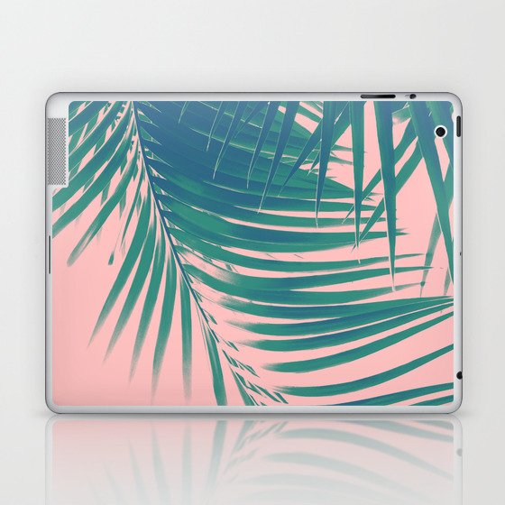 Palm Leaves Blush Summer Vibes #2 #tropical #decor #art #society6 Laptop & iPad Skin