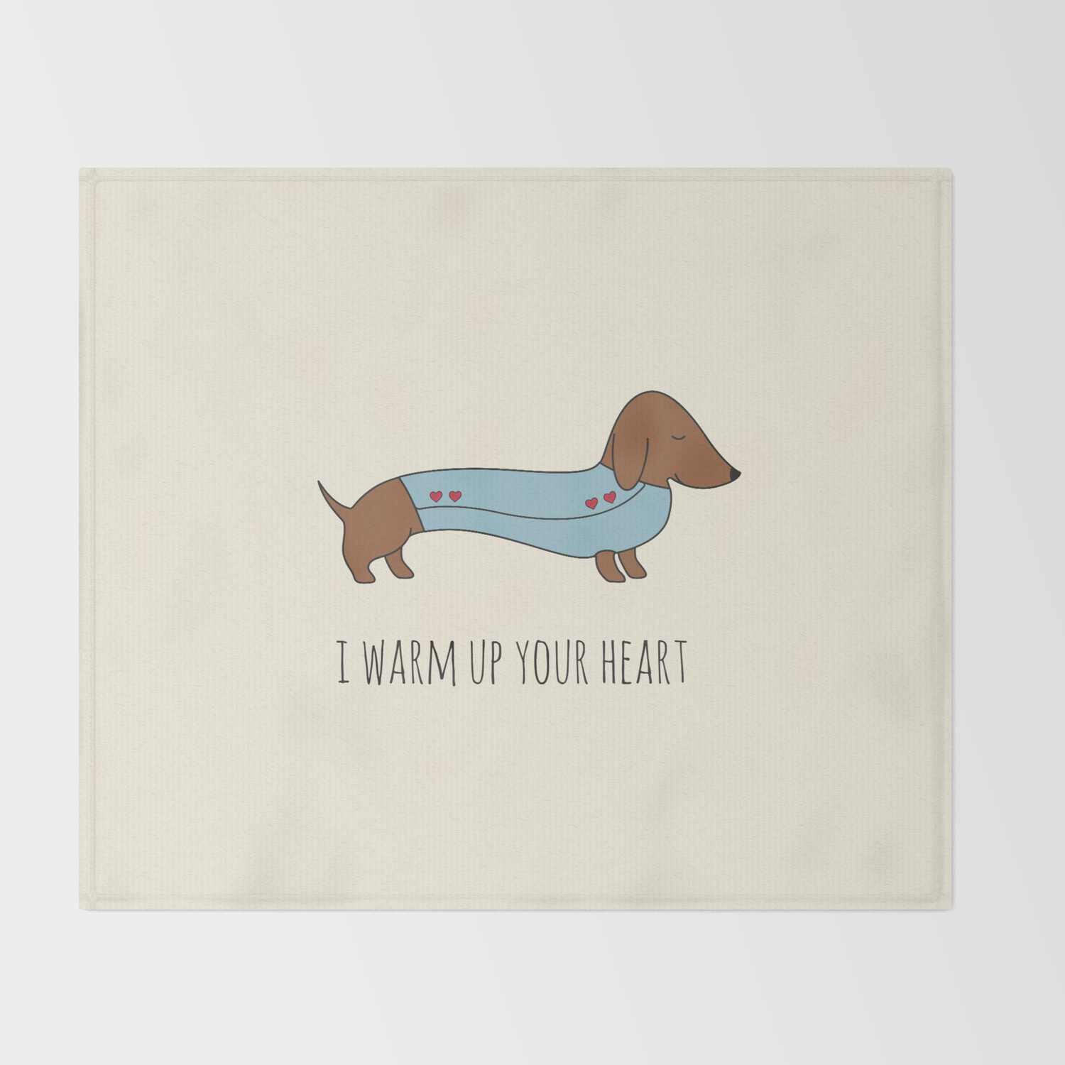 Dachshund Throw Blanket By Charmartstudio Society6
