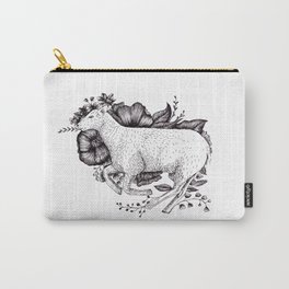 Sheep in leaves Carry-All Pouch