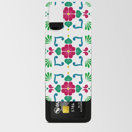 Green 2, Framed Talavera Flower Android Card Case