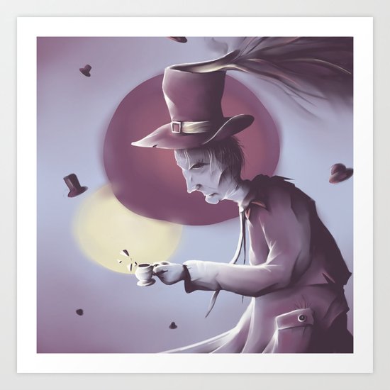 The hatter Art Print