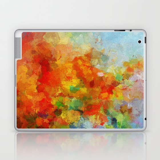 Abstract And Minimalist Landscape Painting Laptop Ipad Skin By