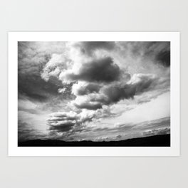 ....Cloudy Ride... Art Print