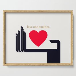 Love One Another Serving Tray