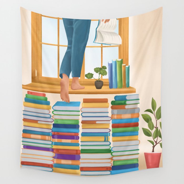 Books! Wall Tapestry