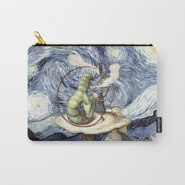 Alice & The Caterpillar Starry Night - Alice In Wonderland Carry-All Pouch