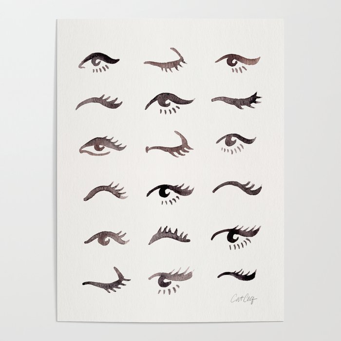 Mascara Envy – Black Palette Poster